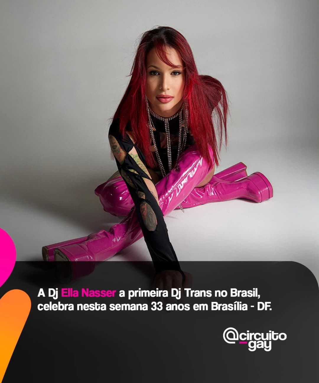 A Dj Ella Nasser @ellanasserr acaba de comemorar mais um ano de vida ao lado de amigos