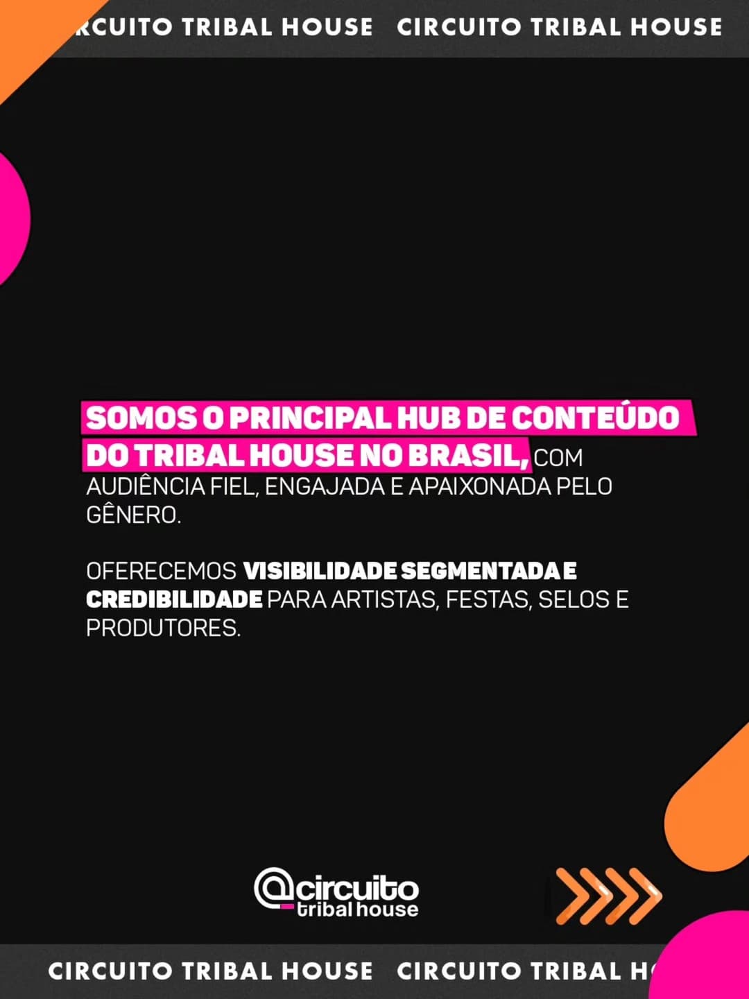 Em 2026 faça parte do principal hub de conteúdos da cena tribal house no Brasil