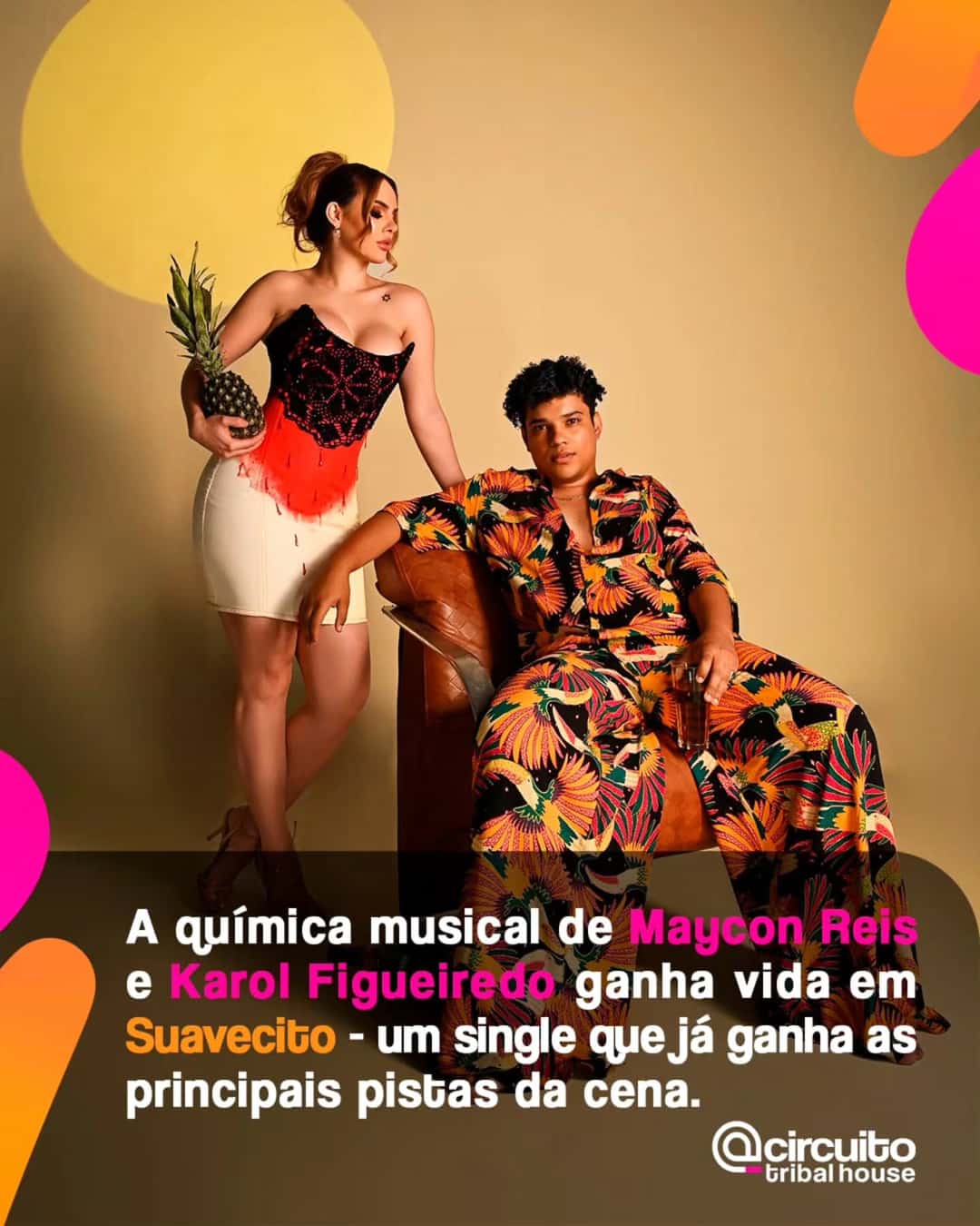 O produtor e DJ Maycon Reis @djmayconreis e a DJ Karol Figueiredo @karolfigueiredo1 estão