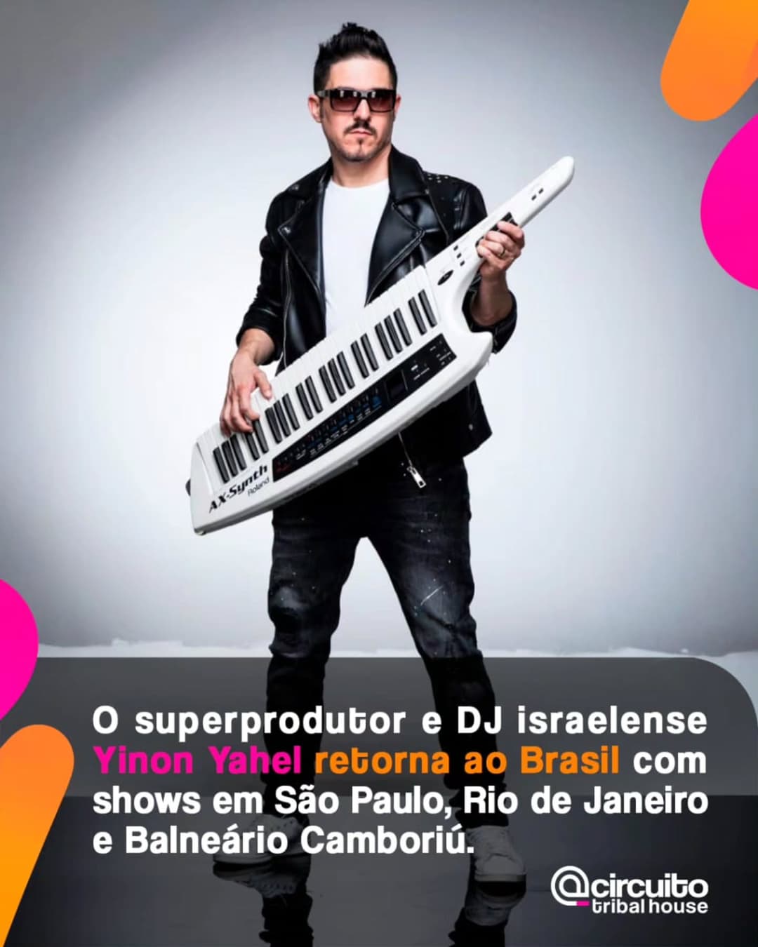 O superstar produtor e DJ israelense Yinon Yahel @yinonyahel retorna ao Brasil após