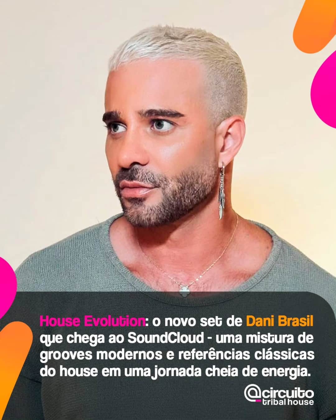 O produtor musical Dani Brasil @danibrasil acaba de lançar seu mais novo set, "House