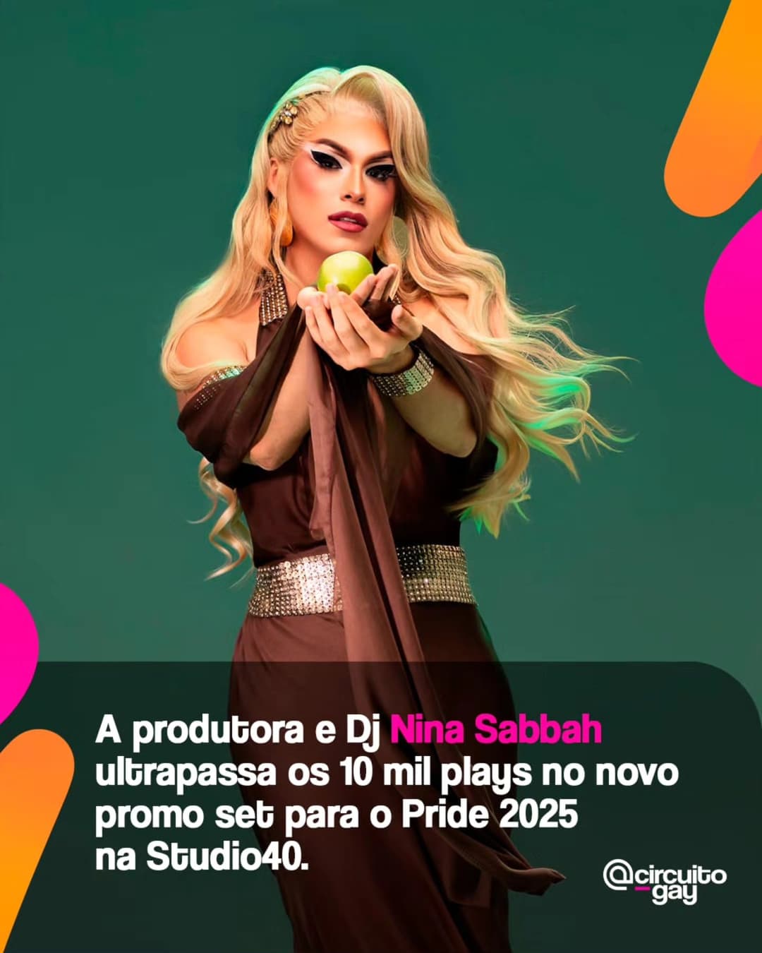 Ela é o momento! A Produtora e Dj Nina Sabbah @djninasabbah caminha para os 20 mil plays