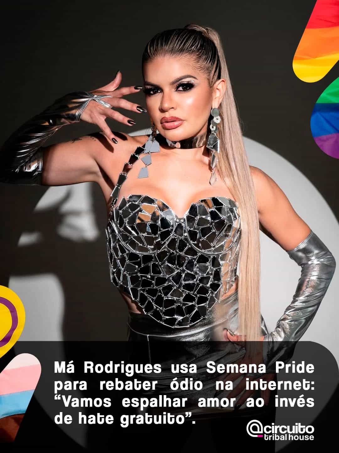 Com agenda intensa para a Semana Pride, a DJ Má Rodrigues @djmarodrigues usou as redes