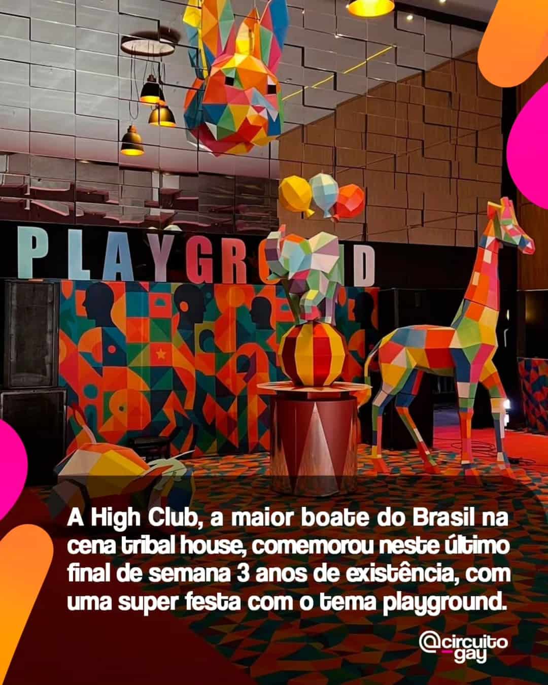 No último final de semana, a High Club, maior boate LGBTQIAPN+ do Brasil, comemorou três