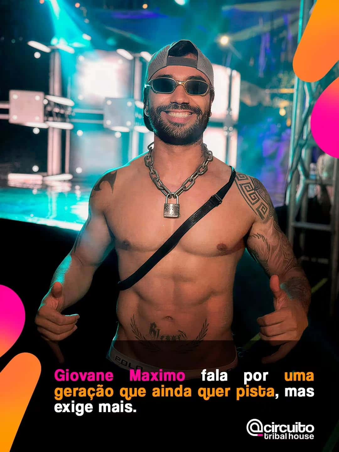 Giovane Maximo @giovanem8 ainda quer atravessar a madrugada, encontrar os amigos e viver a pista