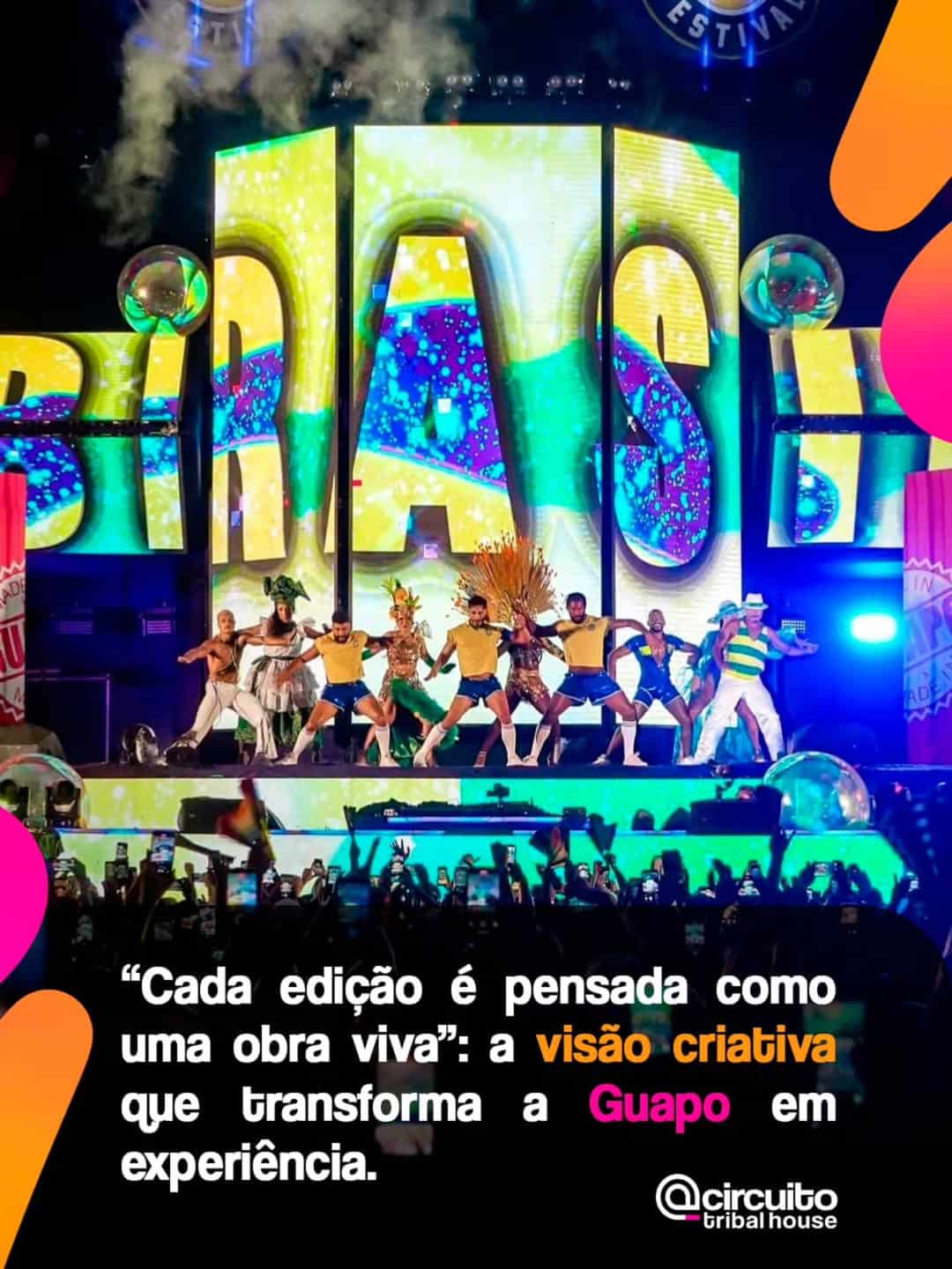 Na cena tribal house brasileira, onde muitas festas ainda se estruturam apenas em torno