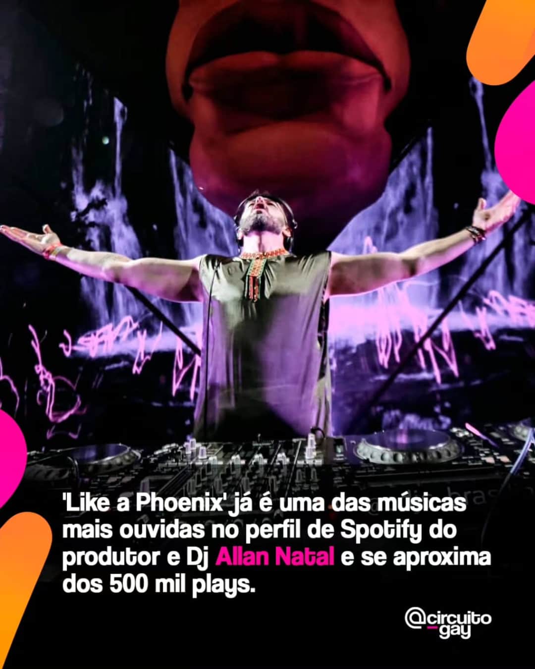O produtor e DJ Allan Natal @djallannatal coleciona mais um sucesso em sua carreira