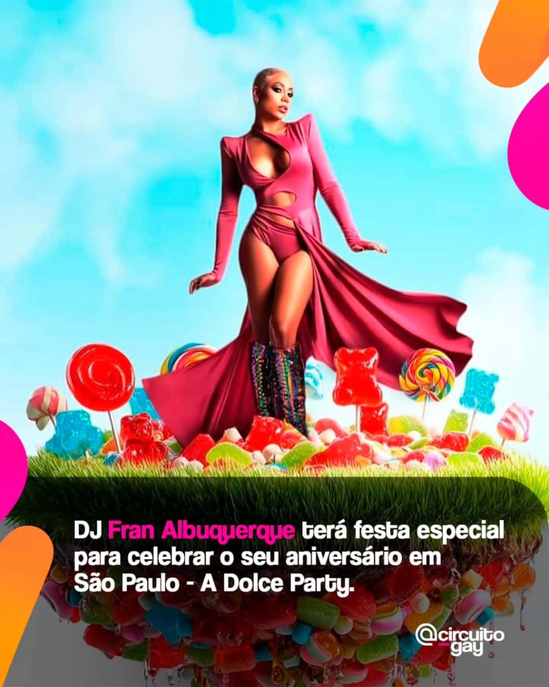 A super DJ Fran Albuquerque @djfranalbuquerque completa 31 anos de idade em 2025 e está
