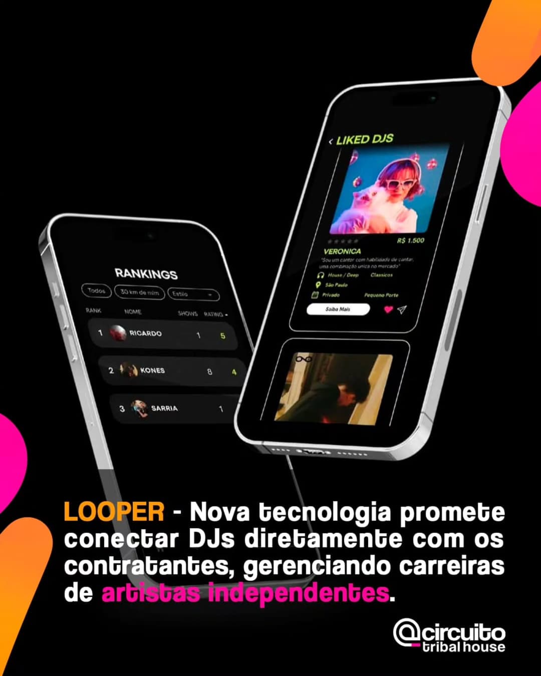 Um novo aplicativo brasileiro, o LOOPER @___looper foi lançado com o objetivo