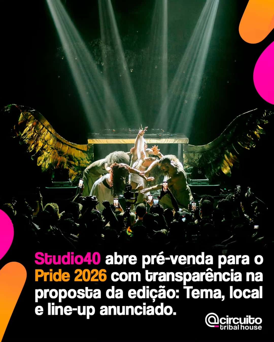 Em um movimento raro, e cada vez mais necessário na cena tribal house, a Studio40