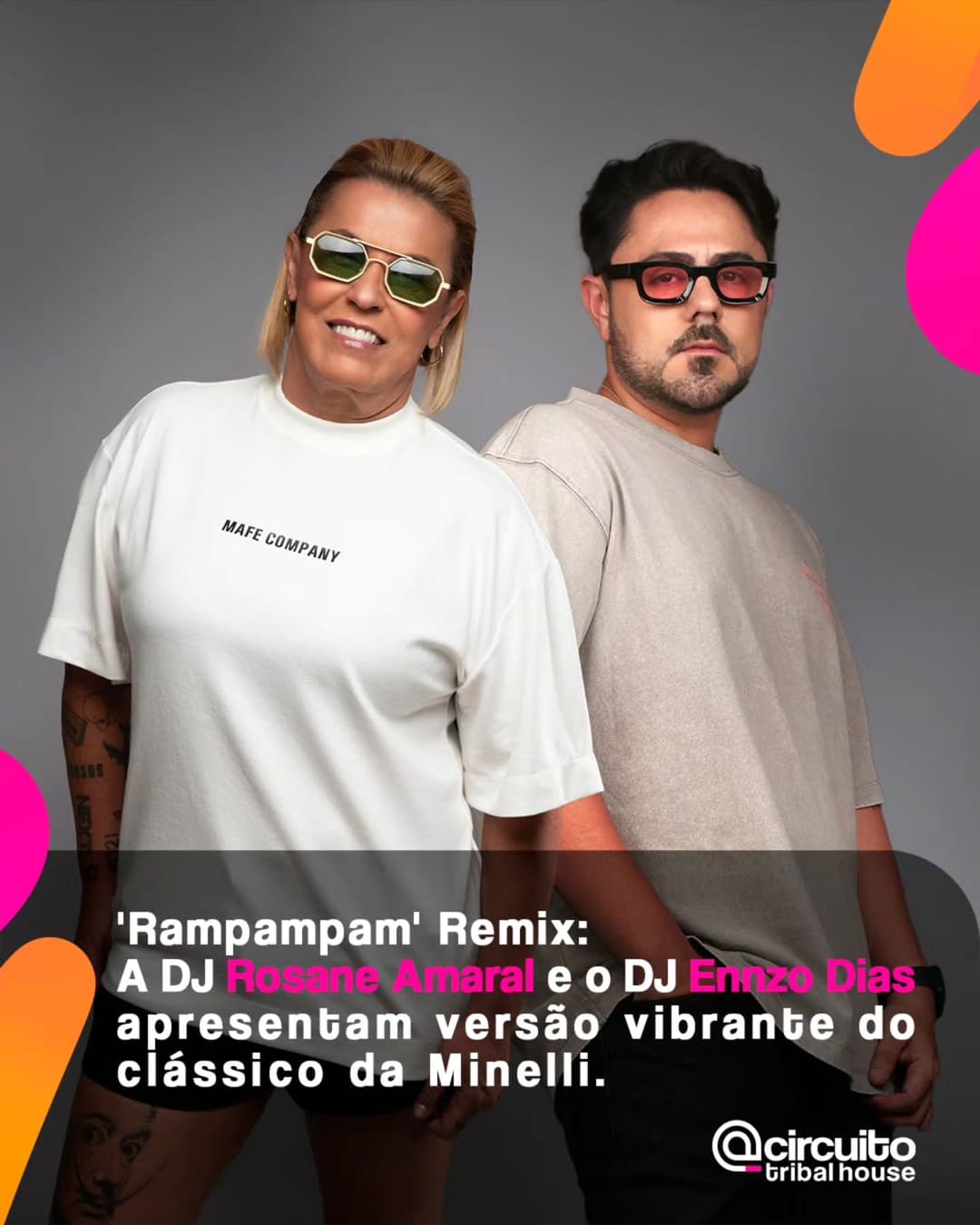 Os produtores e DJs Rosane Amaral @rosaneamaral e Ennzo Dias @djennzodias dão vida nova