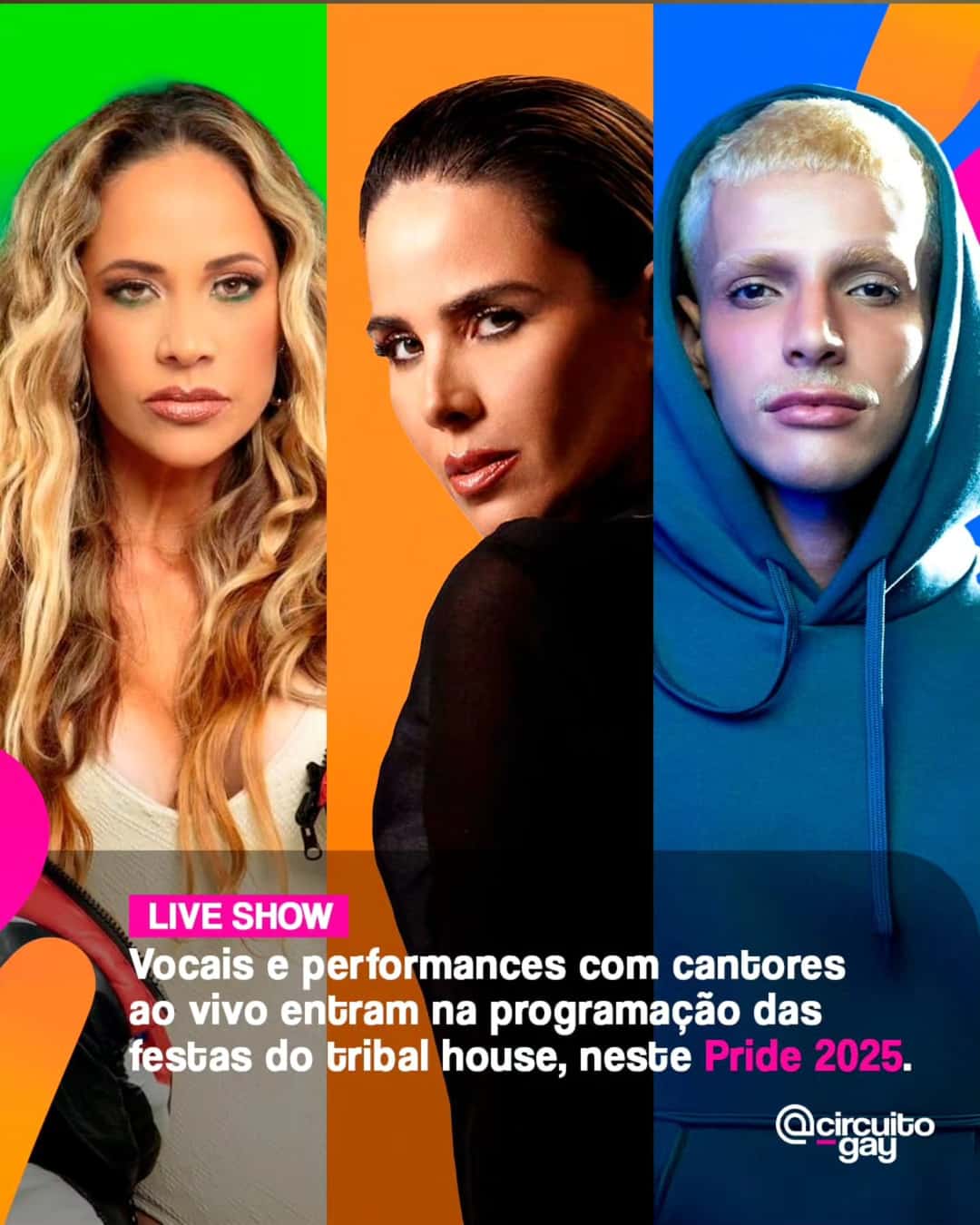 Nesta semana, a nossa cena tribal house ganha um presente incrível: grandes performances