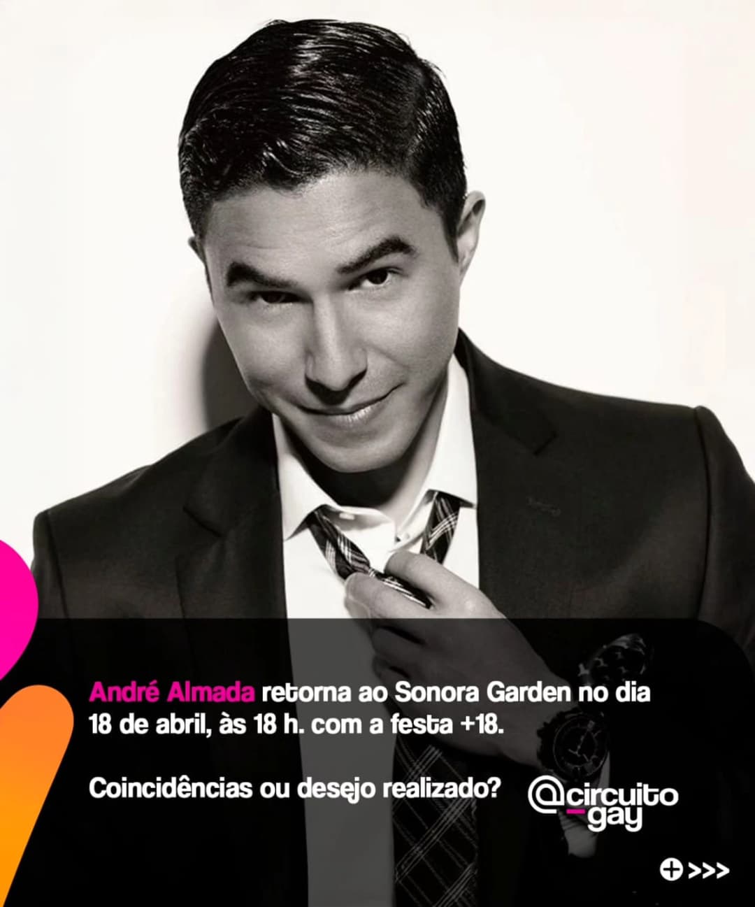 O produtor André Almada @andrealmada está de volta com uma super +18 @maisdezoito.oficial