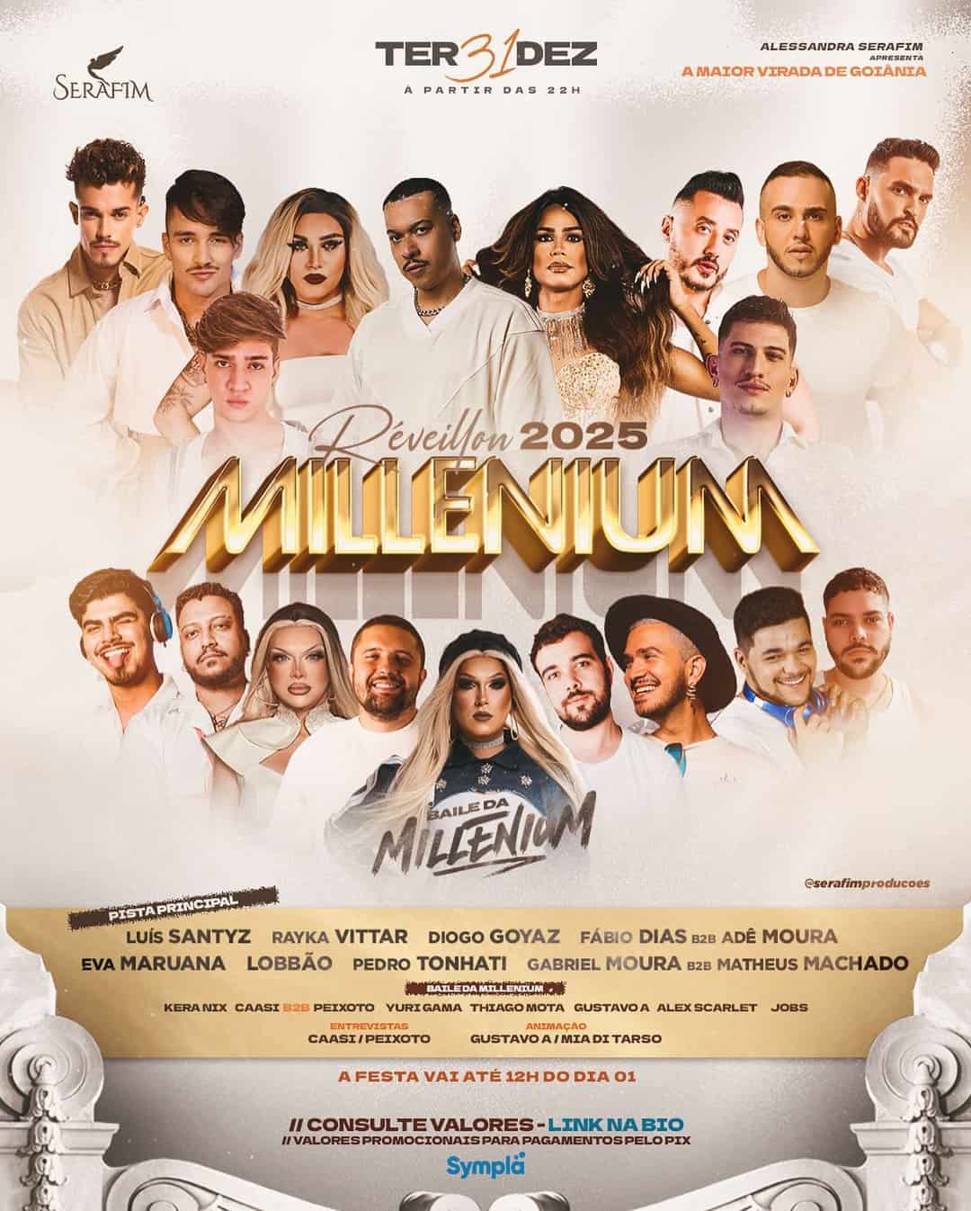 LINE-UP COMPLETO DA MELHOR VIRADA DE GOIÂNIA