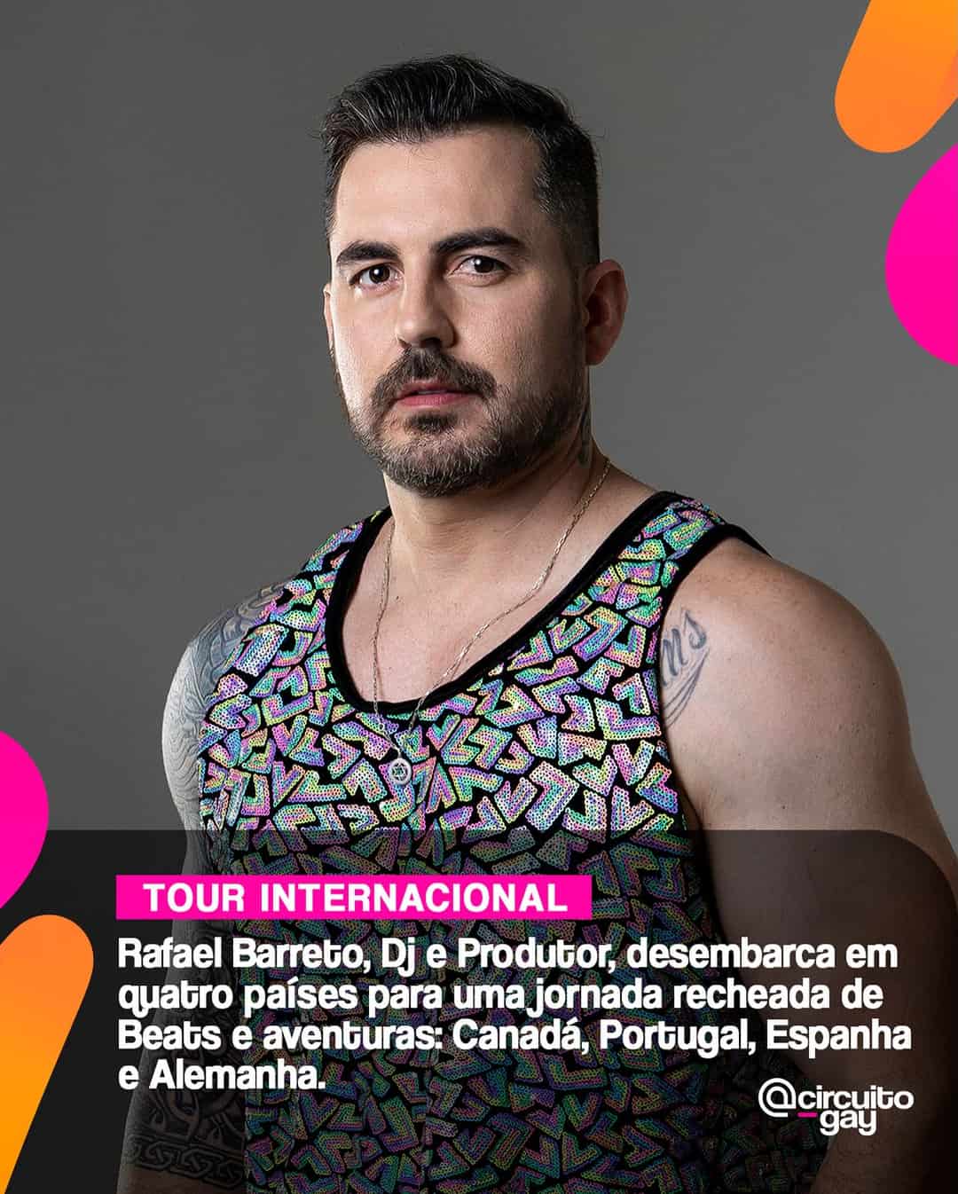 Com passagem em mais de 15 países, @djrafaelbarreto inicia a sua turnê representando