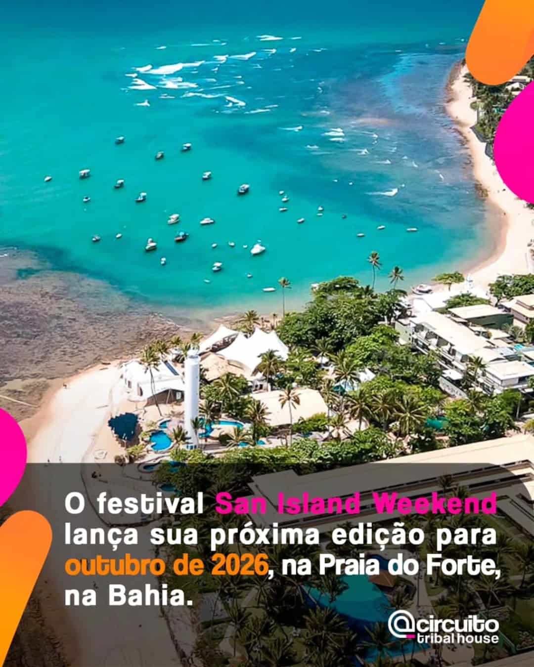 O Grupo San Sebastian @sanislandweekend anunciou sua próxima edição do San Island Weekend