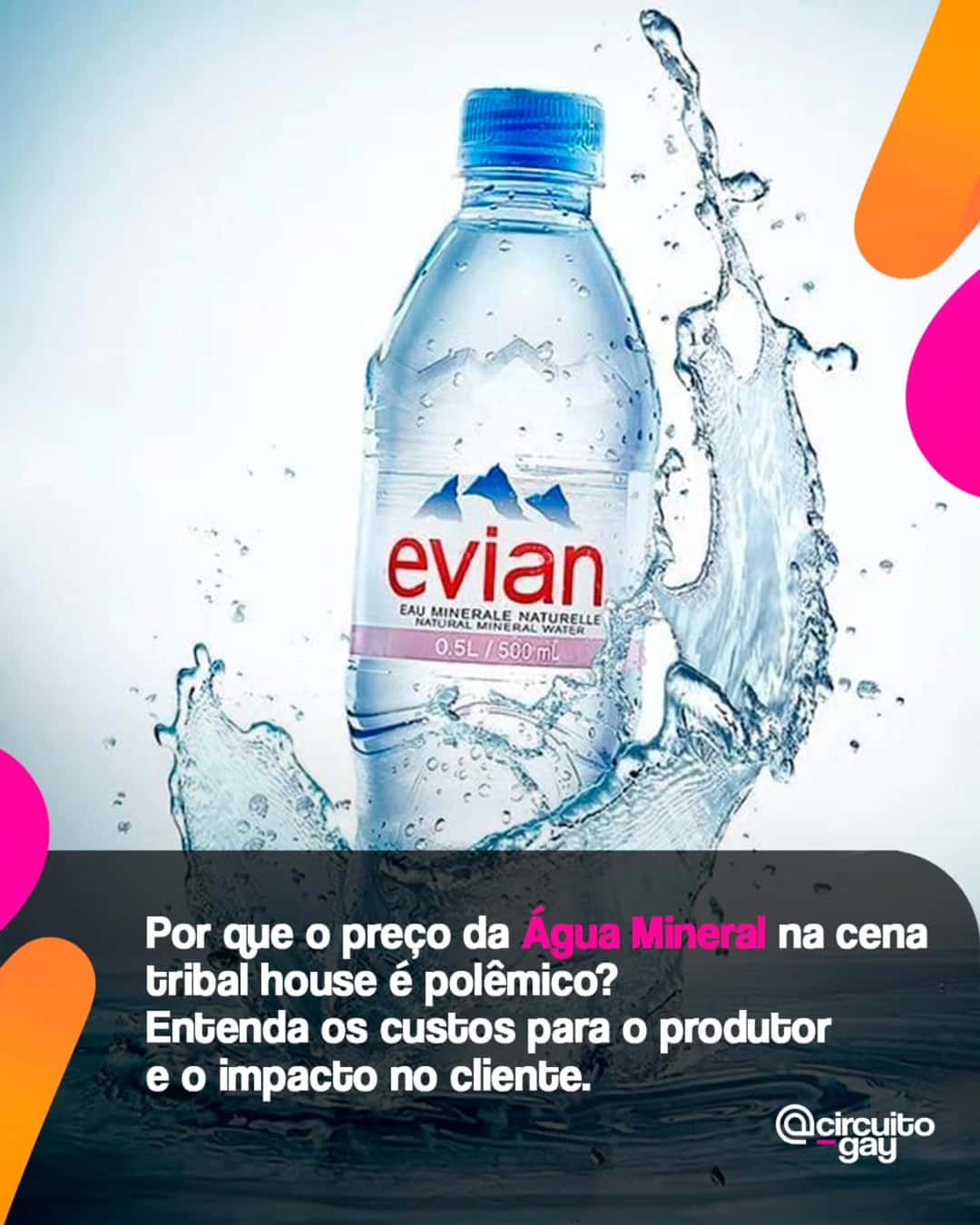 Uma garrafa de água mineral sem gás pode custar entre R$ 0,90 e R$ 1,50 para os produtores