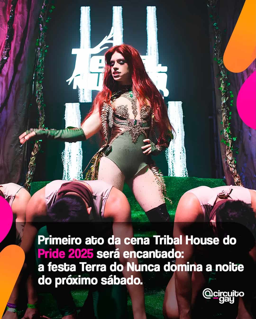 A @festaterradonunca vai abrir a semana da maior Pride do mundo com uma festa simplesmente surreal!