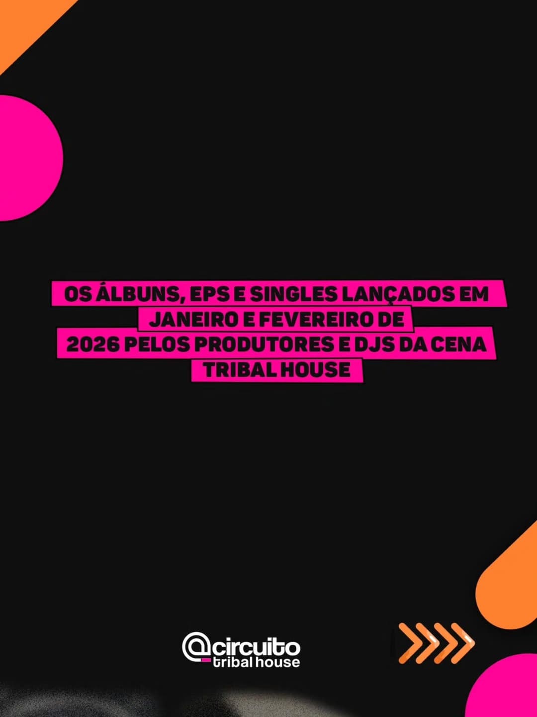 Escute estas e outras músicas na Playlist da Circuito Tribal House no Spotify (link na bio)