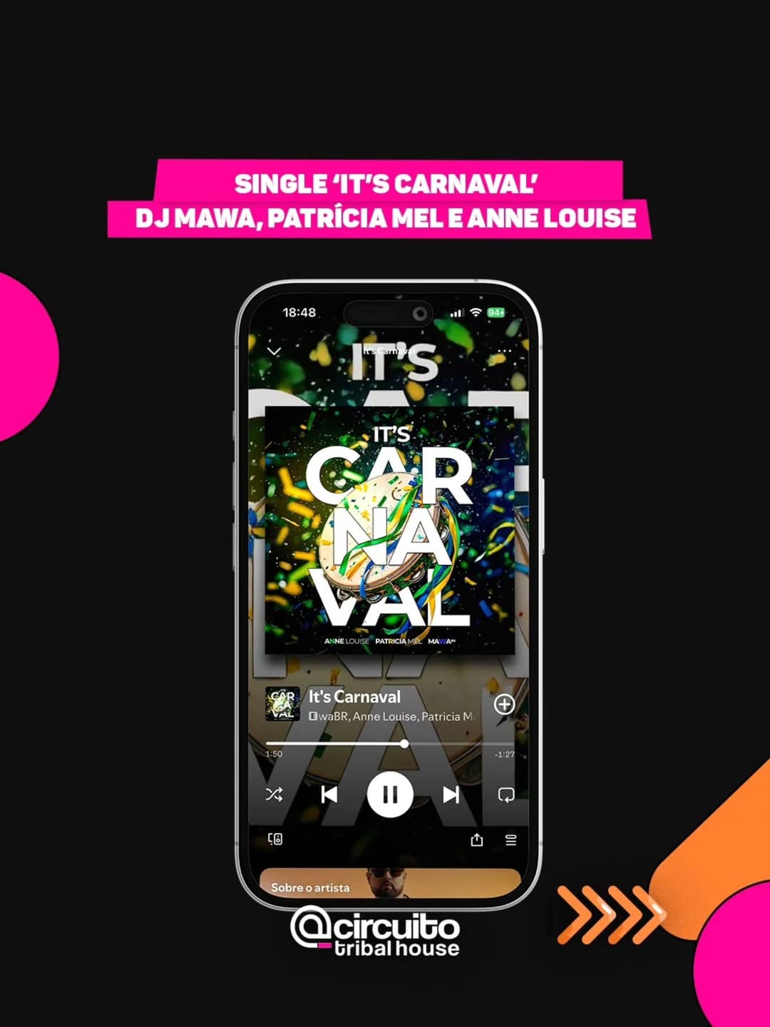 Escute estas e outras músicas na Playlist da Circuito Tribal House no Spotify (link na bio)