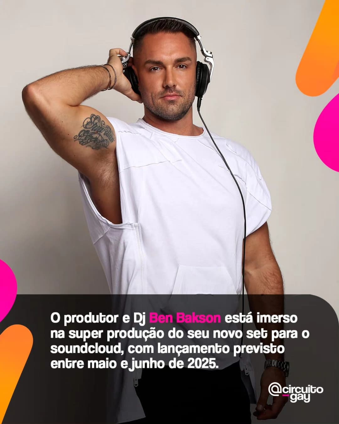 VEM SET NOVO AÍ... O produtor e DJ Ben Bakson @ben_bakson está criando um promo set
