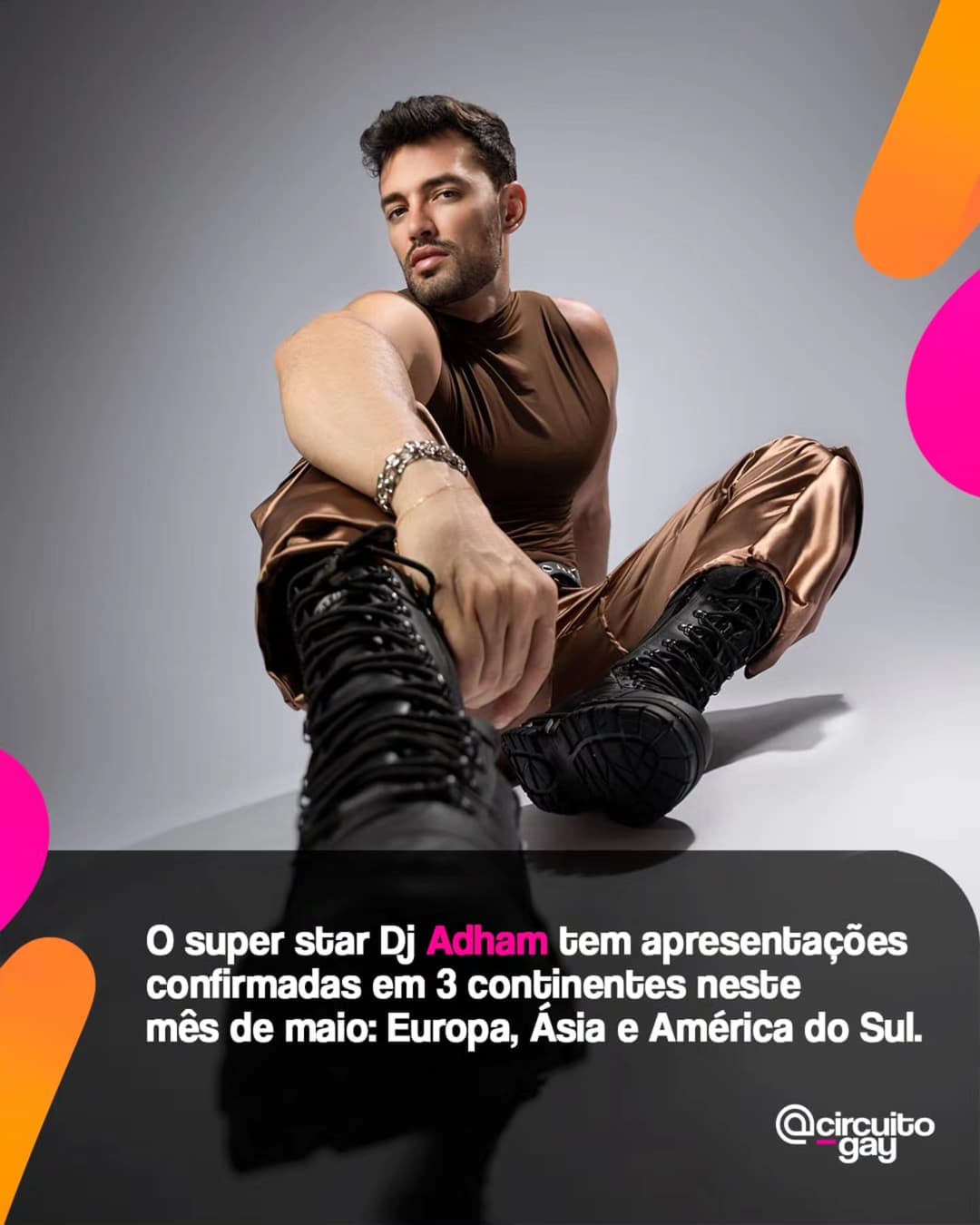 Espanha, Peru, Tailândia e a Inglaterra são países com agendas confirmadas do Dj Adham