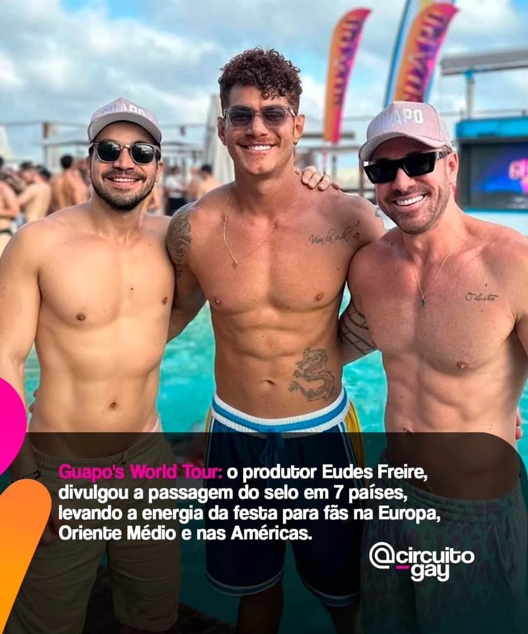 Você viu? A @guapo.fiesta é totalmente internacional!