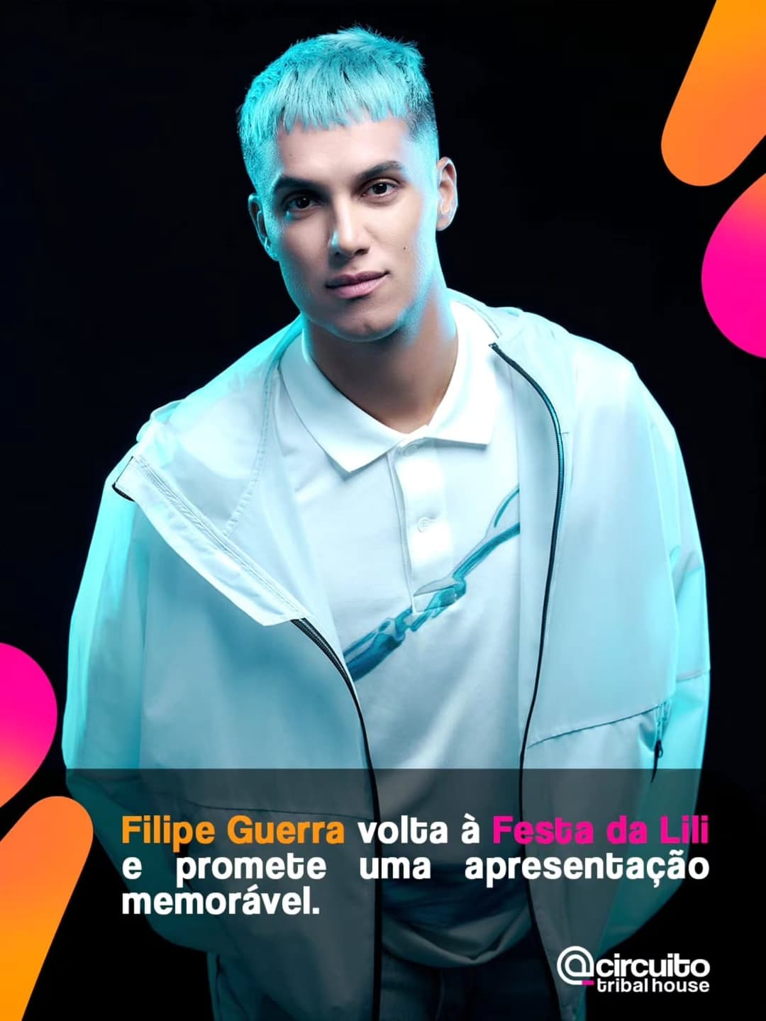 Filipe Guerra @djfilipeguerra se apresenta no dia 16 de agosto, às 19h30, na Festa