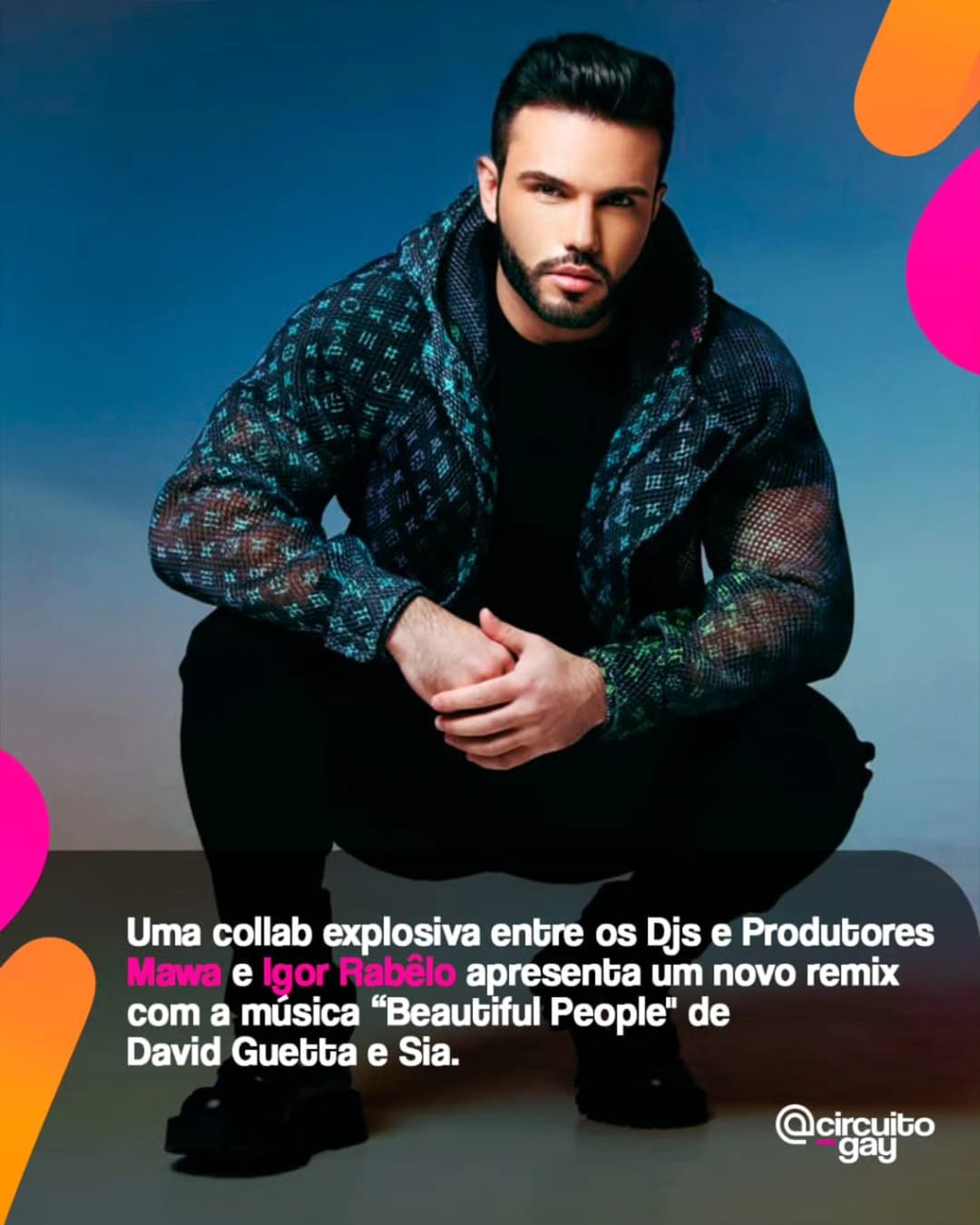 O remix de "Beautiful People - David Guetta e Sia" - uma collab explosiva entre os Djs