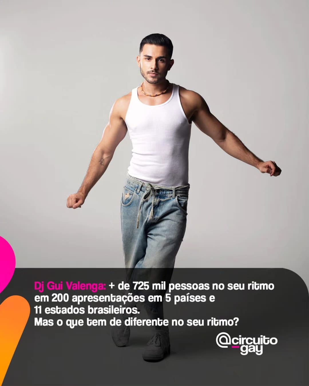 O Produtor e Dj Gui Valenga @valengadj tem uma identidade sonora que é singular nas pistas do tribal house