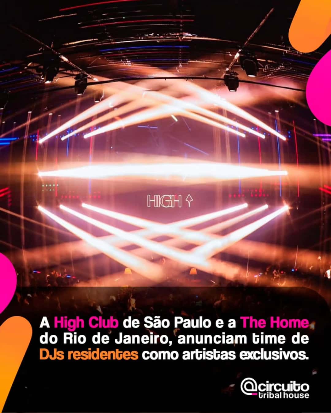 Os DJs Ohanna, Fábio Marx, Caue Dalmagro, Giulia Moretti e Pattric Bërn agora são