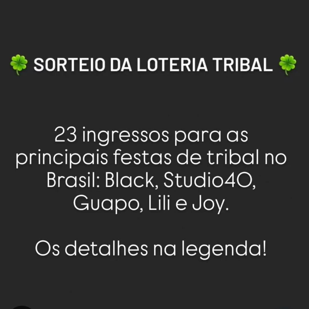 Para participar dos sorteios