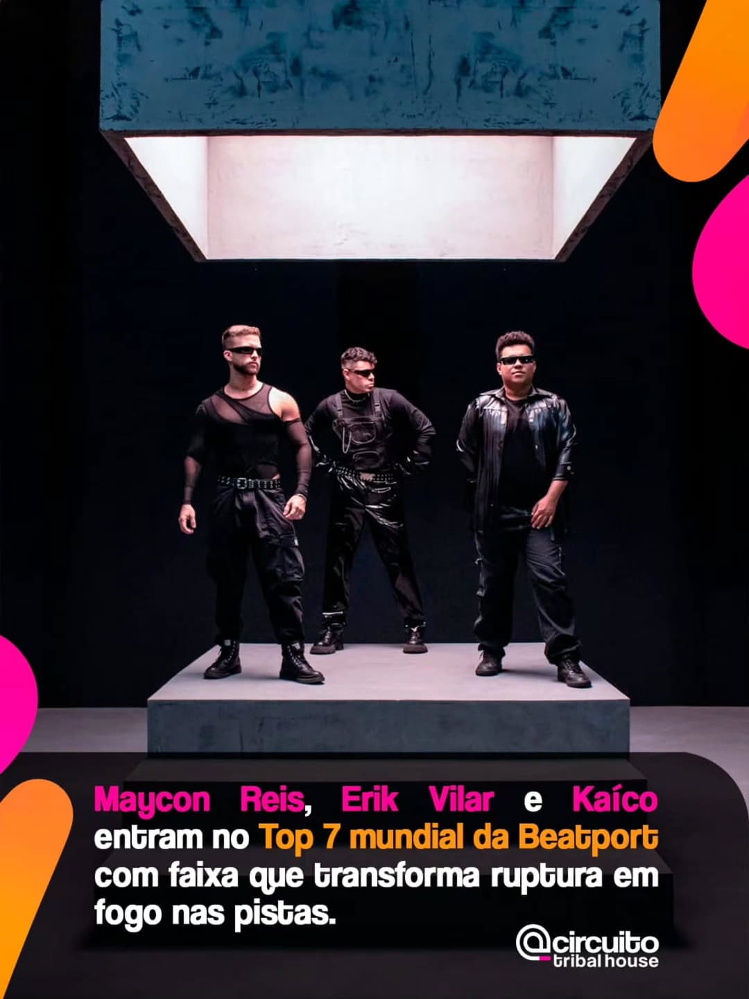 A nova música de Maycon Reis, Erik Vilar e Kaíco entrou no Beatport Top 100 desde
