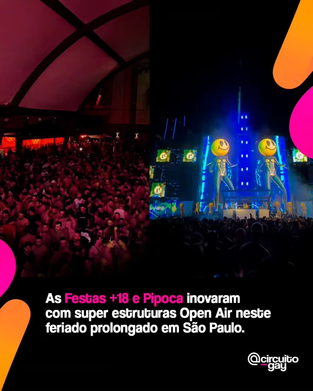 Neste feriado prolongado dois grandes selos "saíram de casa" e apostaram em uma experiência Open Air