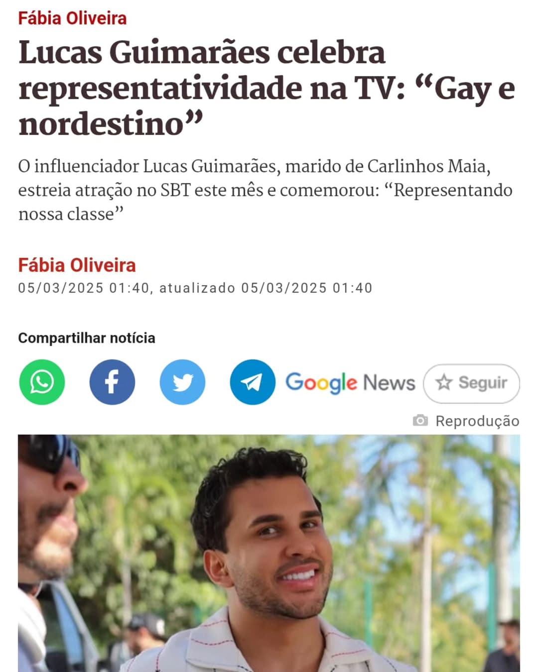 Depois de uma série de adiamentos, finalmente o Eita Lucas!, programa comandado pelo