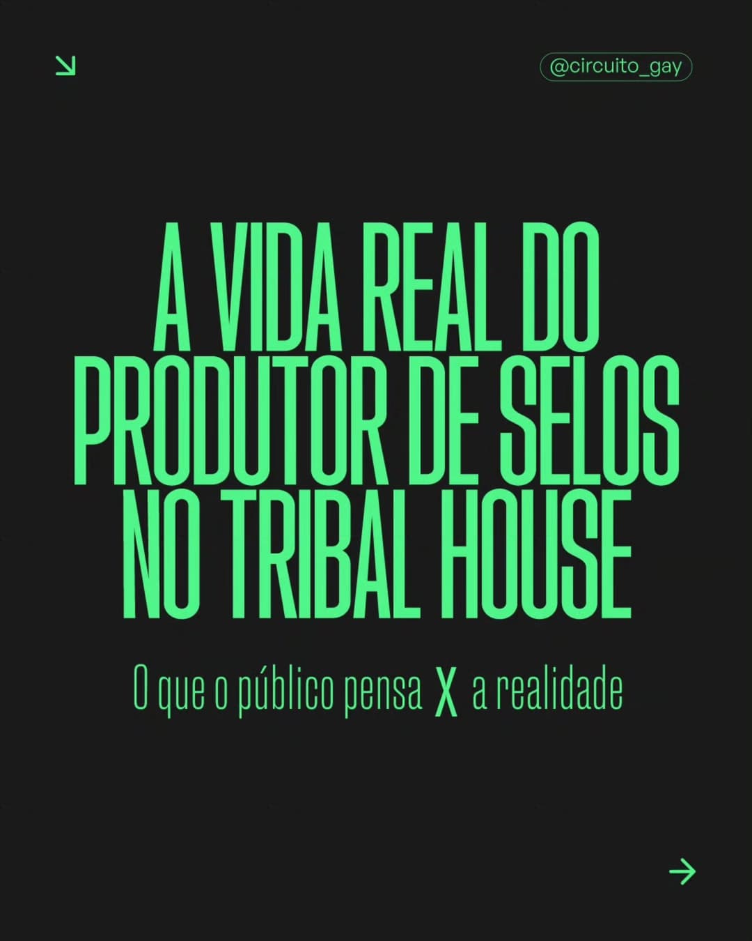O Dj hablou, o público hablou também (veja nos destaques do feed), e agora é a vez do produtor