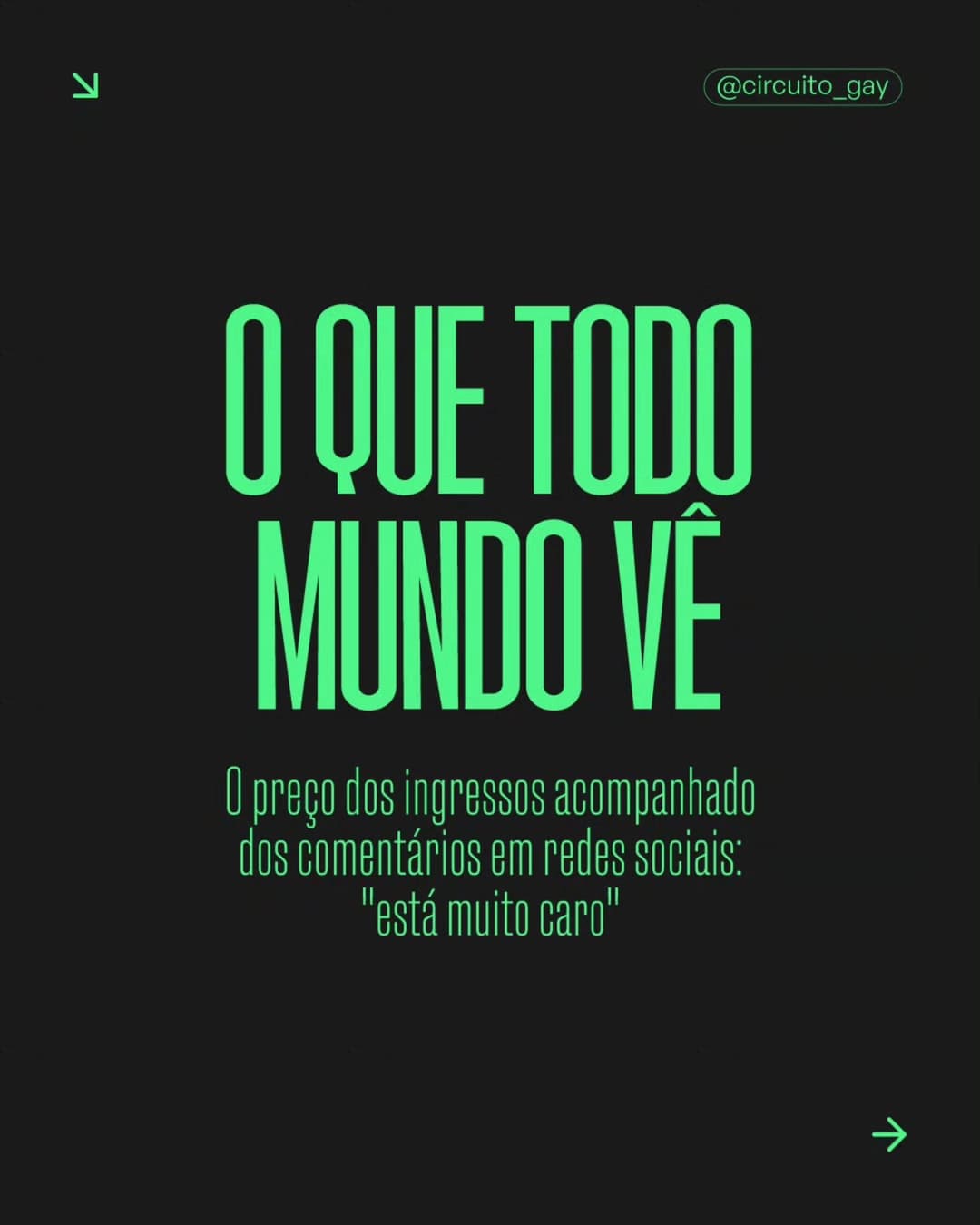 O Dj hablou, o público hablou também (veja nos destaques do feed), e agora é a vez do produtor