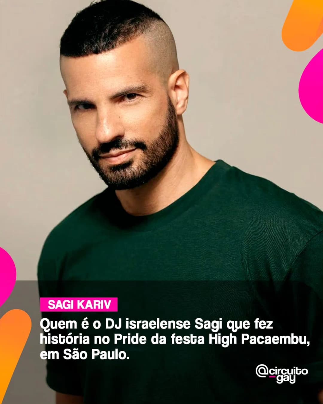 O super astro Produtor e Dj Israelense Sagi Kariv @sagi.kariv acaba de finalizar