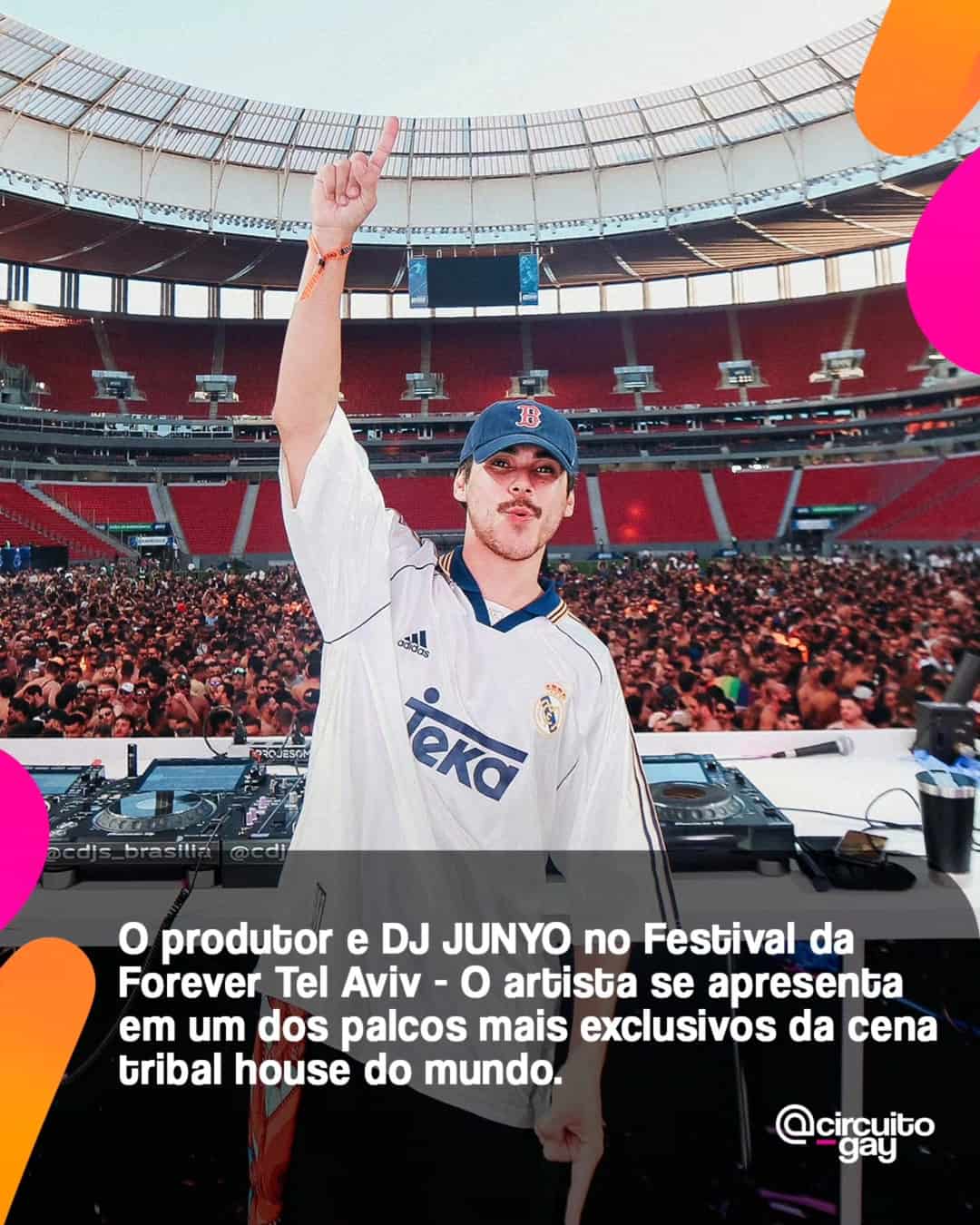 O Produtor e DJ JUNYO @junyomusic desembarca pela primeira vez em Israel para o Solar