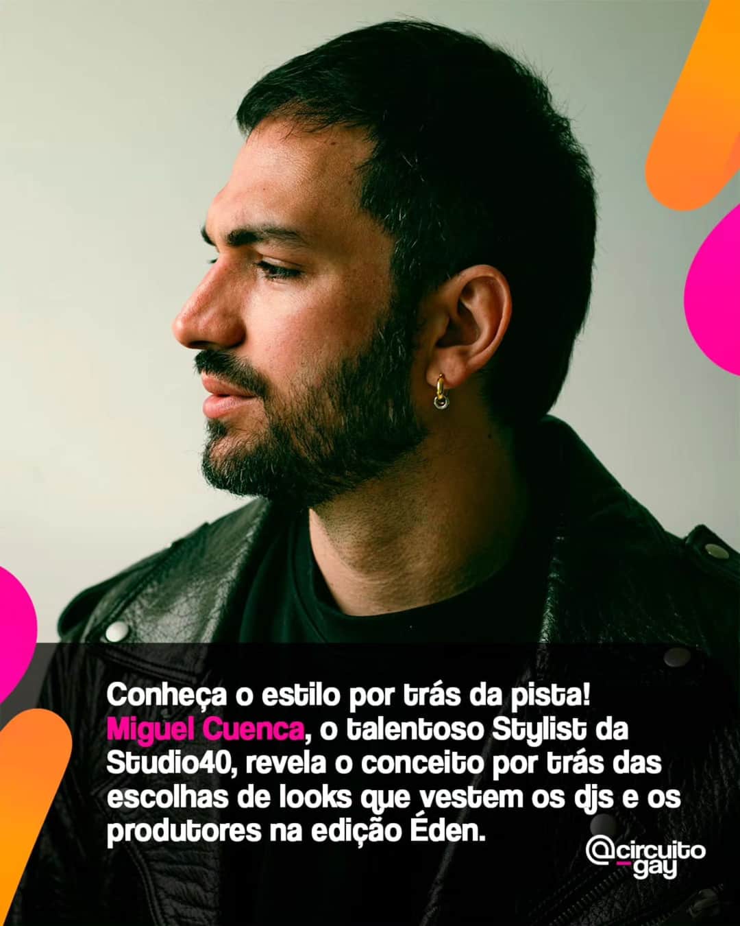 Miguel Cuenca @miguelcuenca é o stylist responsável pela super produção da Studio40