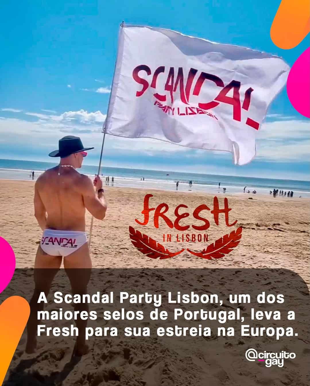 A @scandalpartylisbon , um dos principais selos de música eletrônica de Portugal