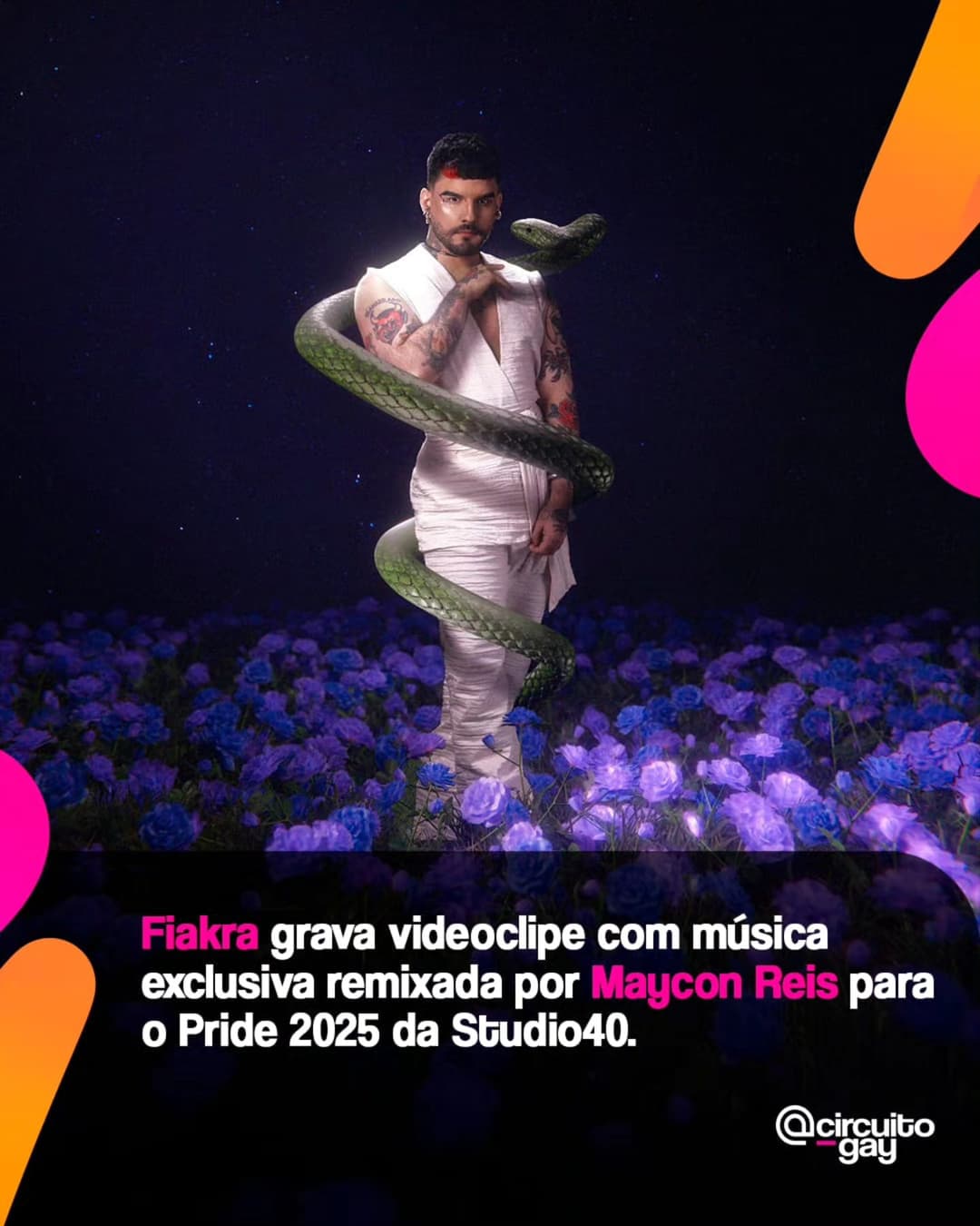 Éden, é o nome do novo single do cantor e compositor Fiakra @fiakra que será lançada hoje (22 de maio) às 18 h