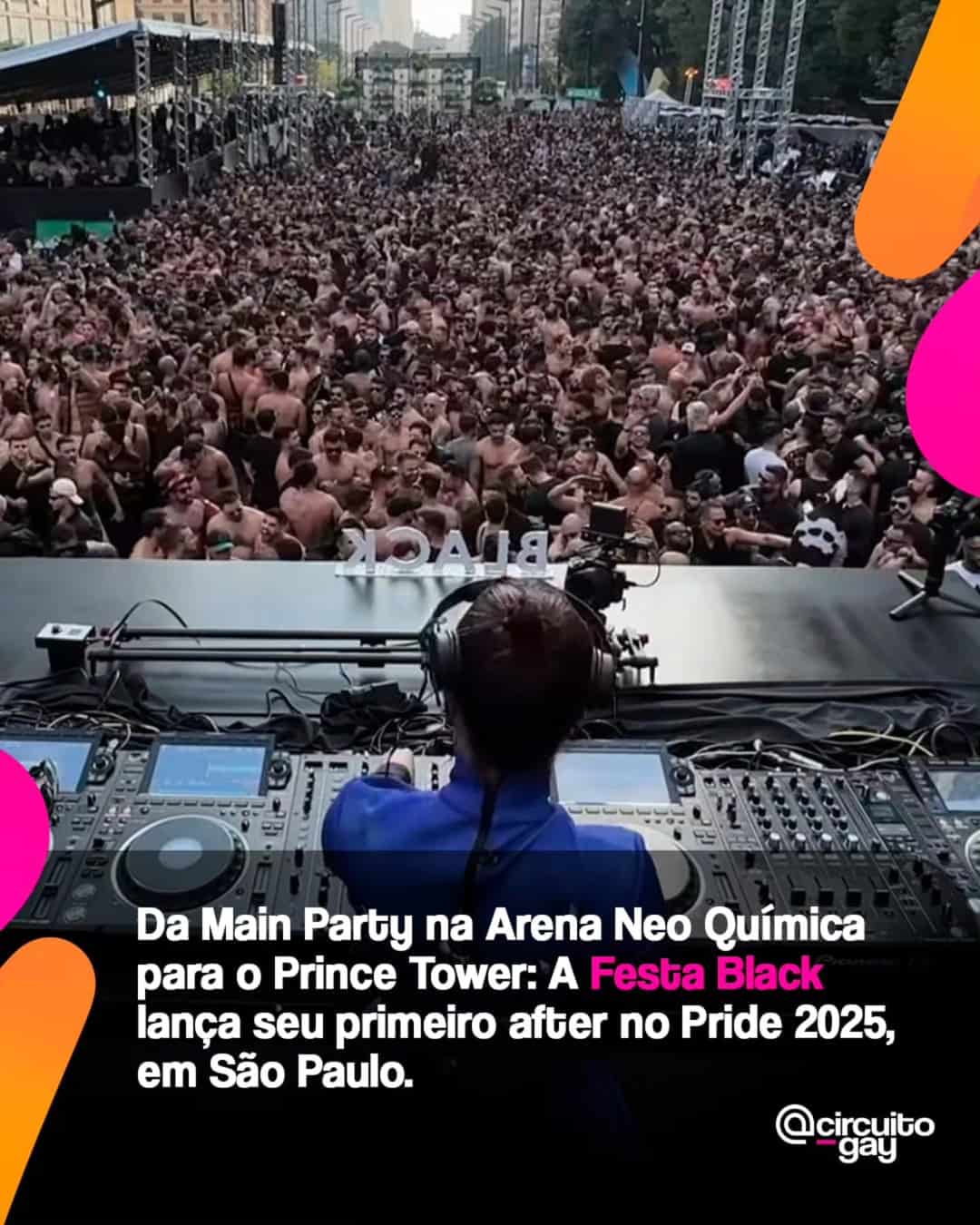A maior festa Open Air do Pride 2025, a @festablack.br que acontecerá neste ano na Arena