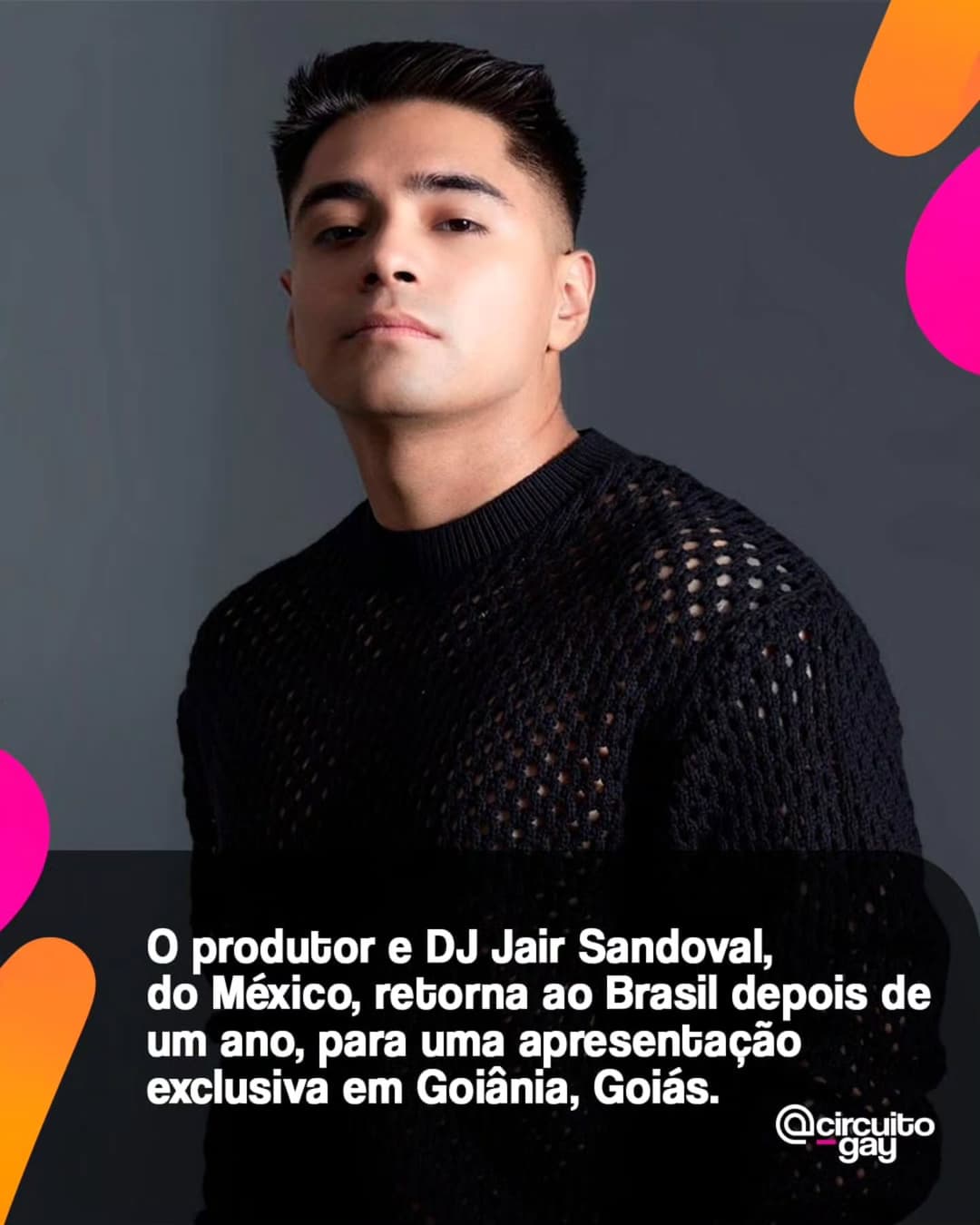 O produtor e DJ Jair Sandoval @jairsandovalmusic iniciou sua carreira musical aos 12 anos