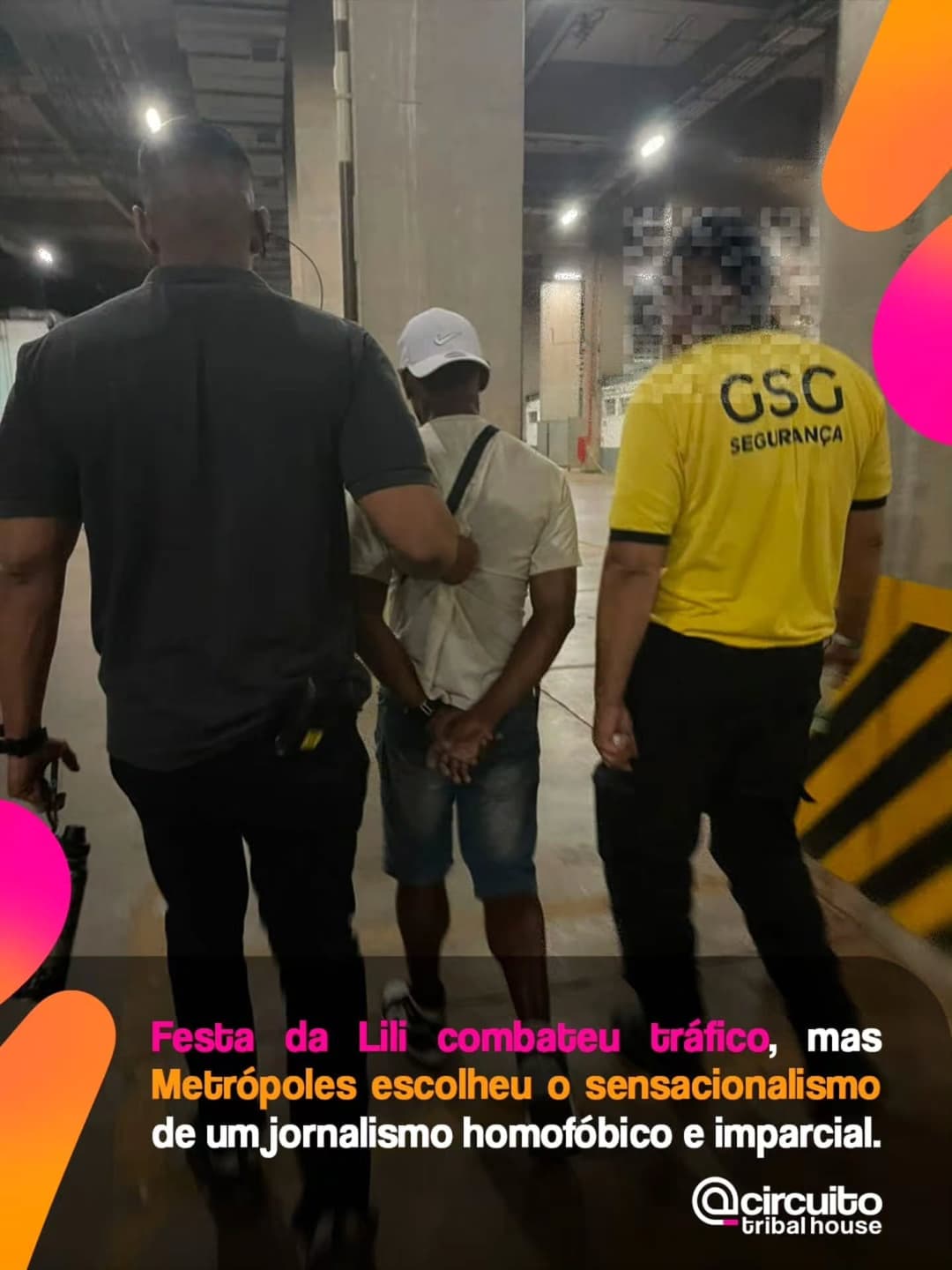 As prisões realizadas durante a Festa da Lili, no Estádio Mané Garrincha, ocorreram