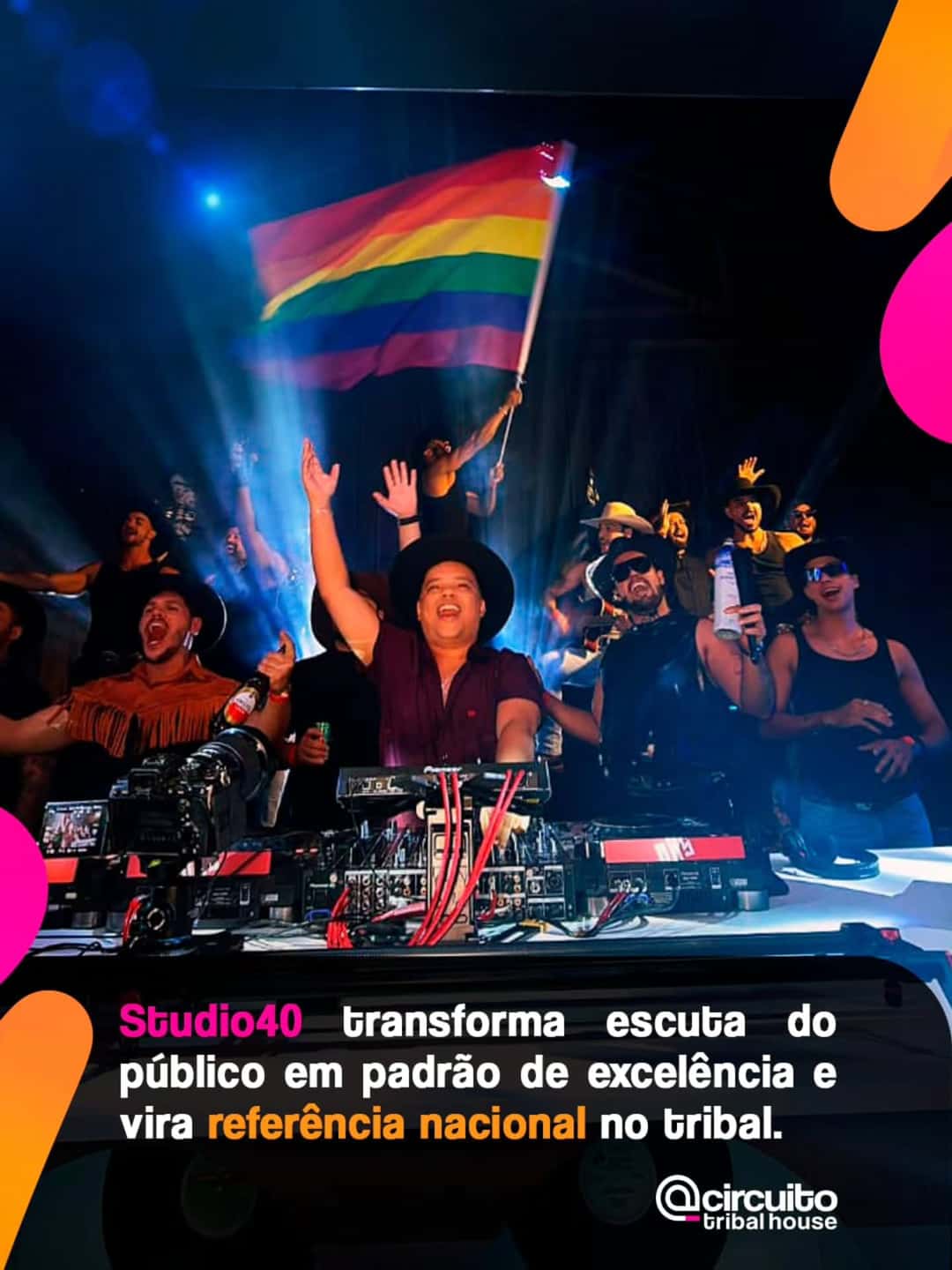 Desde a primeira edição, há dois anos, a Studio40 @studio40festa adotou um movimento raro