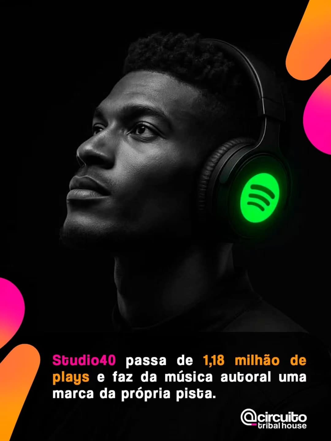 A Studio40 já soma 31 faixas e 1.183.588 plays no Spotify, entre músicas autorais, versões e remixes