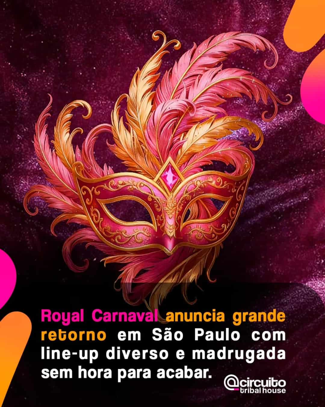 A Royal Carnaval @afestaroyal está de volta e promete marcar a sexta-feira, dia 13