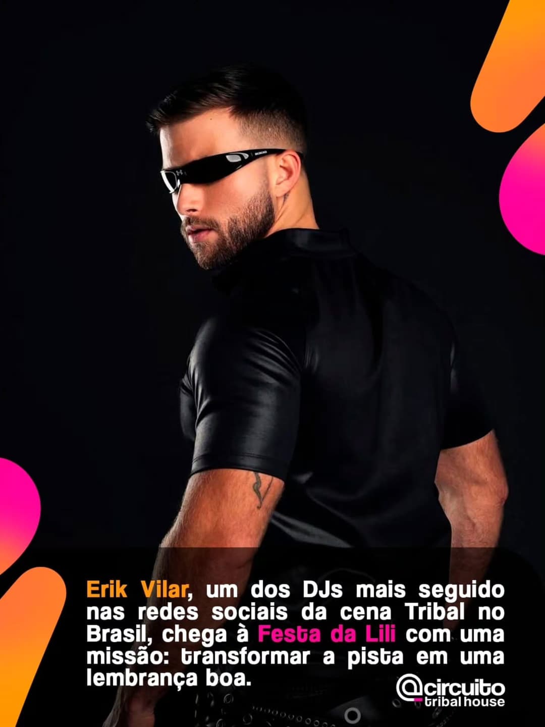 Erik Vilar @erikvilar se apresenta no dia 14 de agosto, às 5h30, na Festa da Lili @festadalili em Brasília