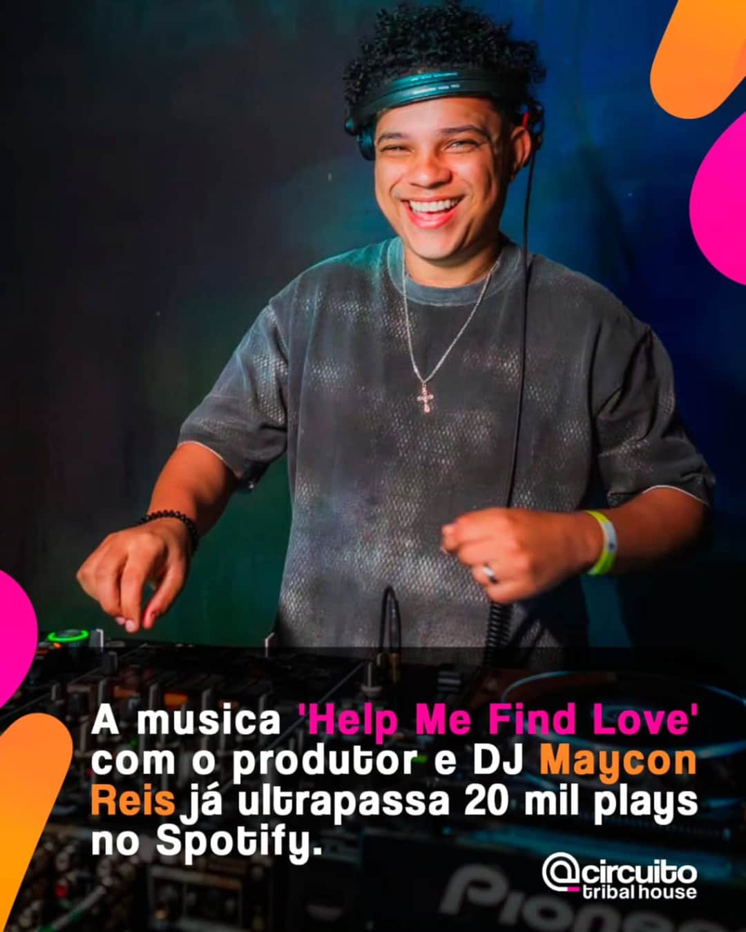 O produtor e DJ Maycon Reis @djmayconreis ultrapassou os 20.000 plays em 2 semanas